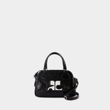 Reedition Bowling Bag - Courreges - Leather - Black