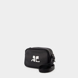 Reedition Camera Crossbody - Courreges - Leather - Black