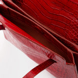 Apero Bag - Rouje - Leather - Red Croco