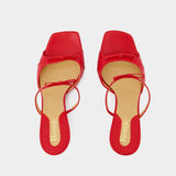 Eve Pumps - Rouje - Leather - Red