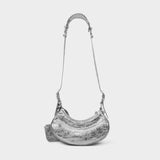 Cagole Shoulder Xs Bag - Balenciaga -  Silver - Leather