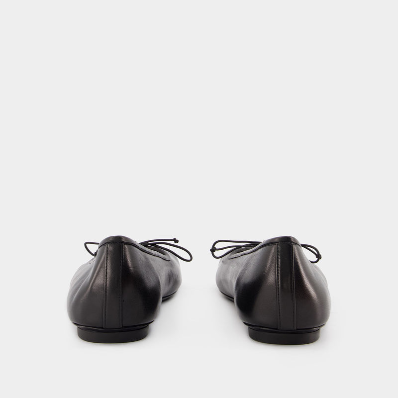 Anatomic Ballerinas - Balenciaga - Leather - Black