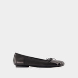 Anatomic Ballerinas - Balenciaga - Leather - Black