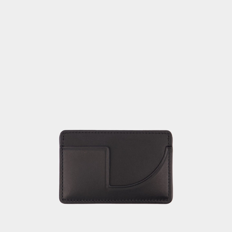 Jp Card Holder - PATOU - Leather - Black