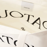 Large Shopper Bag - PATOU - Cotton - White