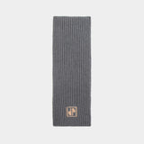 Jp Scarf - PATOU - Wool - Grey