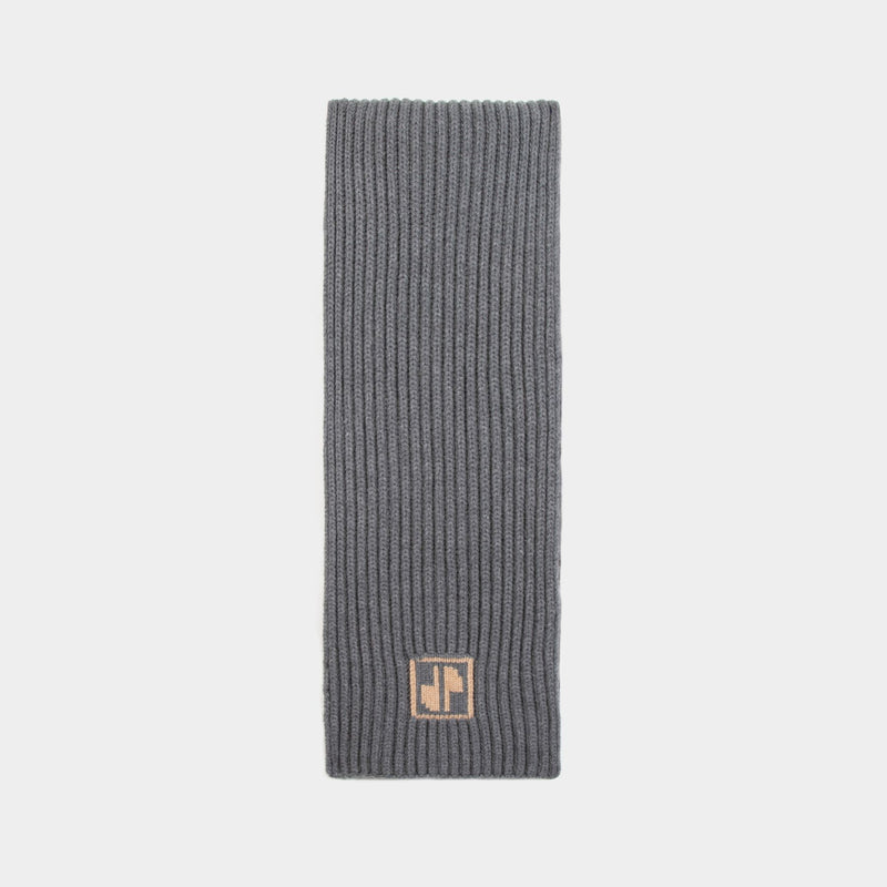 Jp Scarf - PATOU - Wool - Grey