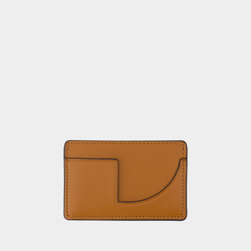 JP Cardholder - PATOU - Leather - Brown