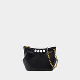 Peak Bag - Alexander McQueen - Synthetic Leather - Black