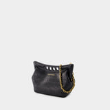 Peak Bag - Alexander McQueen - Synthetic Leather - Black