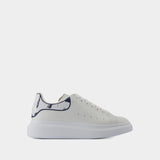 Oversized Sneakers - Alexander McQueen - Leather - White