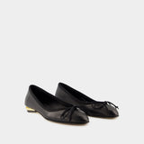 Armadillo Ballerinas - Alexander McQueen - Leather - Black