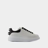 Oversized Sneakers - Alexander McQueen - Leather - White/Black