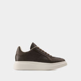 Oversized Sneakers - Alexander McQueen - Leather - Brown