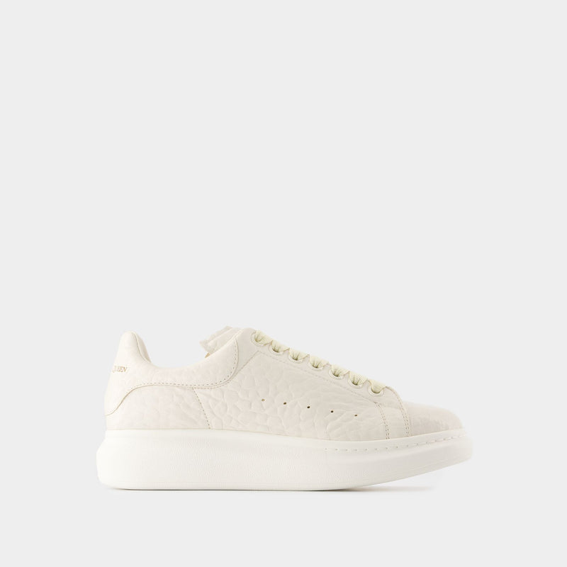 Oversized Sneakers - Alexander McQueen - Leather - White