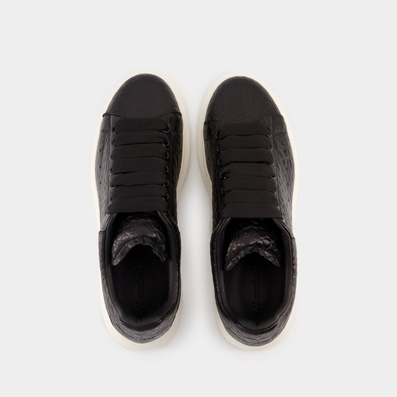 Oversized Sneakers - Alexander McQueen - Leather - Black