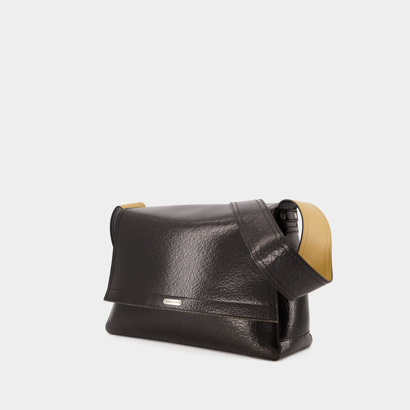 Slouch Shoulder Bag - Alexander McQueen - Leather - Black