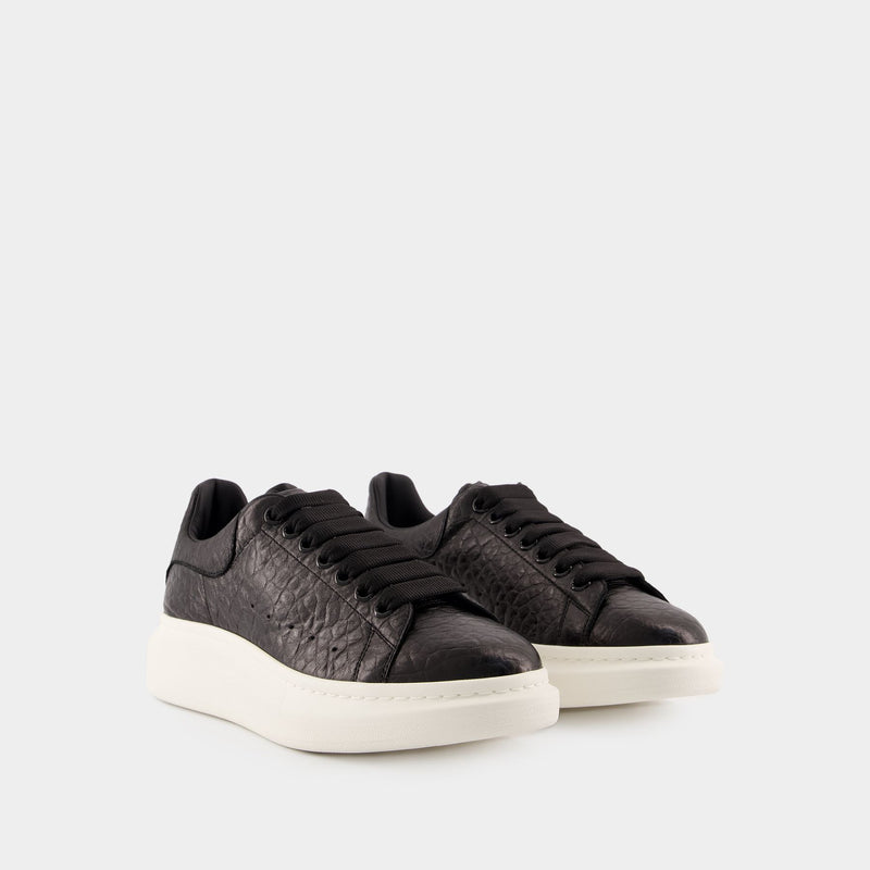 Oversized Sneakers - Alexander McQueen - Leather - Black