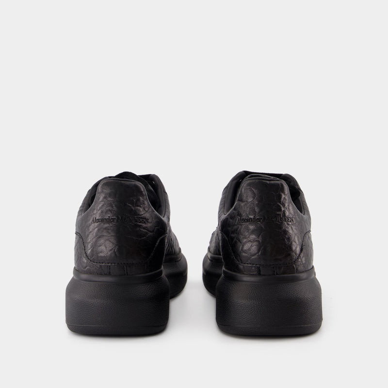 Oversized Sneakers - Alexander McQueen - Leather - Black