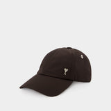 Adc Studs Cap - AMI Paris - Nylon - Brown