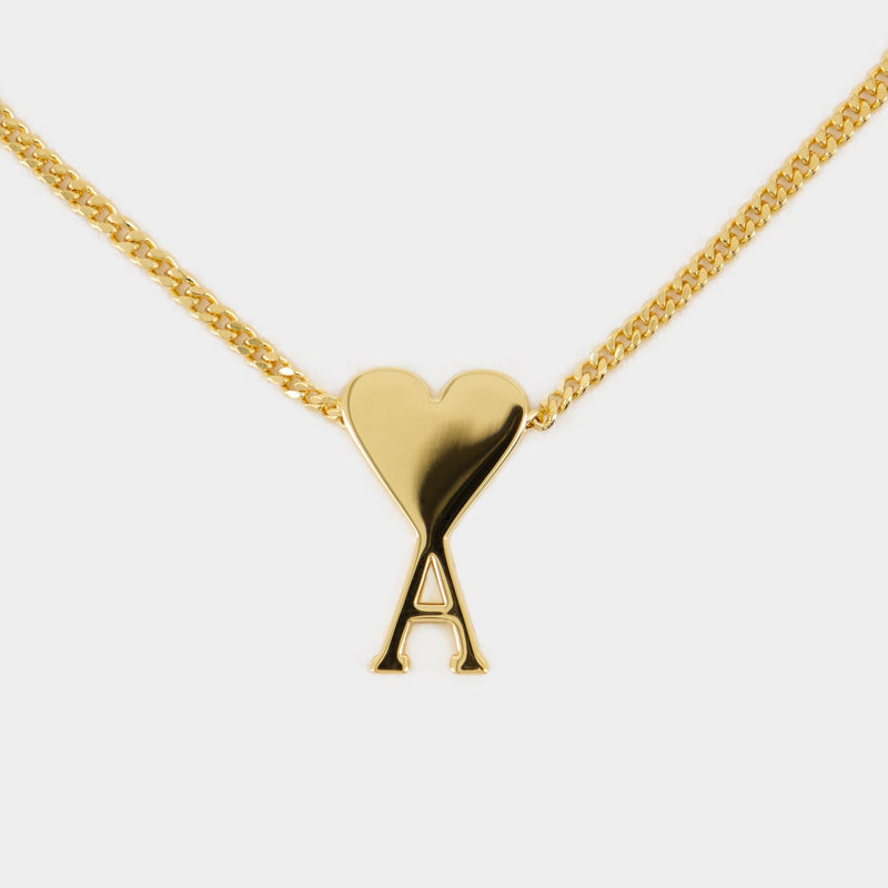 New Adc Necklace - AMI Paris - Metal - Gold