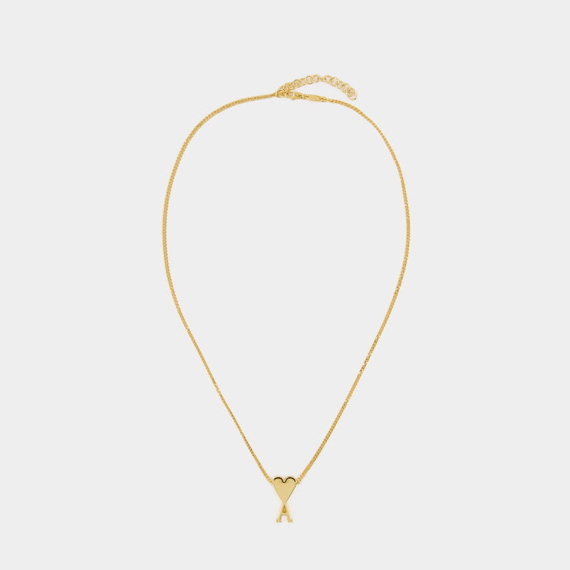 New Adc Necklace - AMI Paris - Metal - Gold