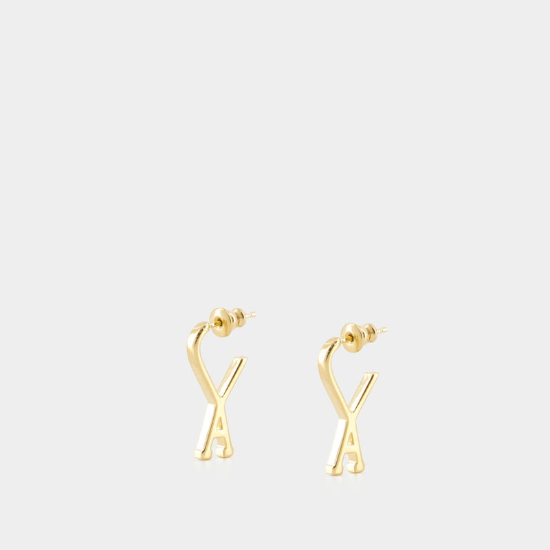 Adc Earrings - AMI Paris - Metal - Gold