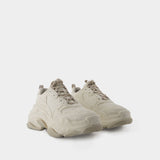 Triple S Sneakers - Balenciaga - Synthetic - Beige