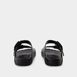 Sunday Sandals - Balenciaga - Leather - Black