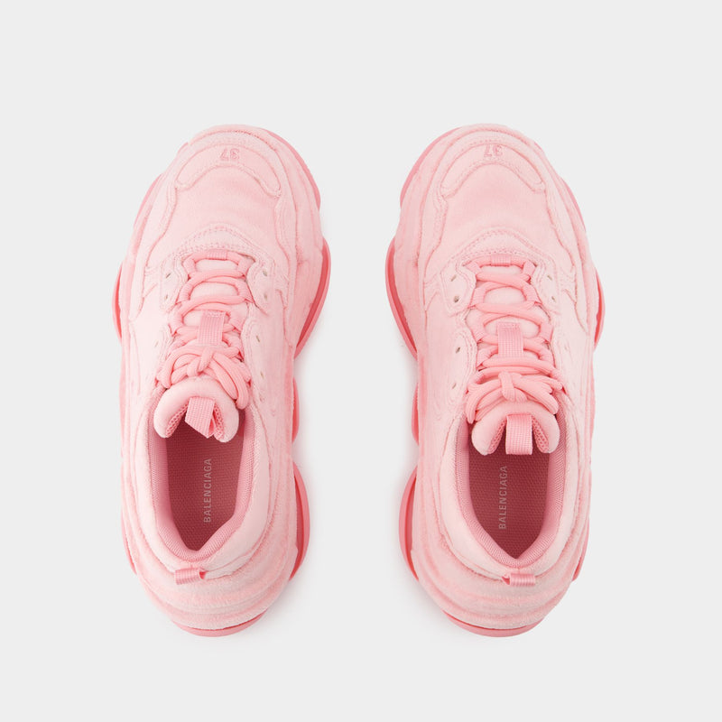 Triple S Sneakers - Balenciaga - Leather - Pink