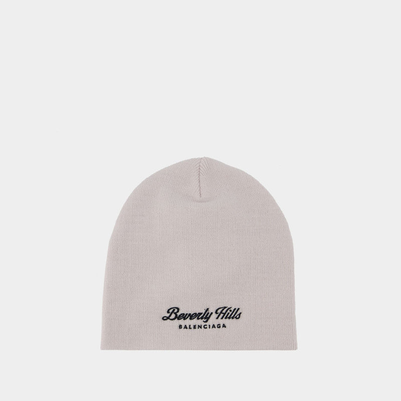 Beverly Hills Beanie - Balenciaga - Wool - White