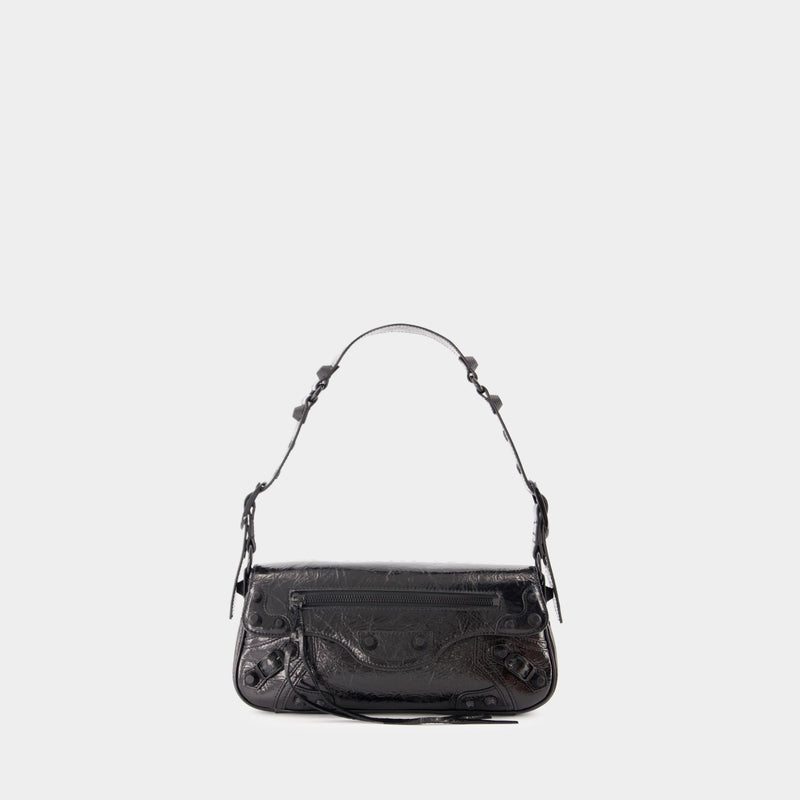 Le Cagole Sling S Shoulder Bag - Balenciaga - Leather - Black