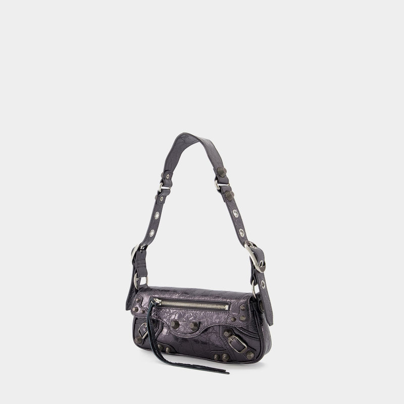 Le Cago Sling Xs Shoulder Bag - Balenciaga - Leather - Grey