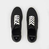 Lace Up Sneakers - Maison Kitsune - Cotton - Black