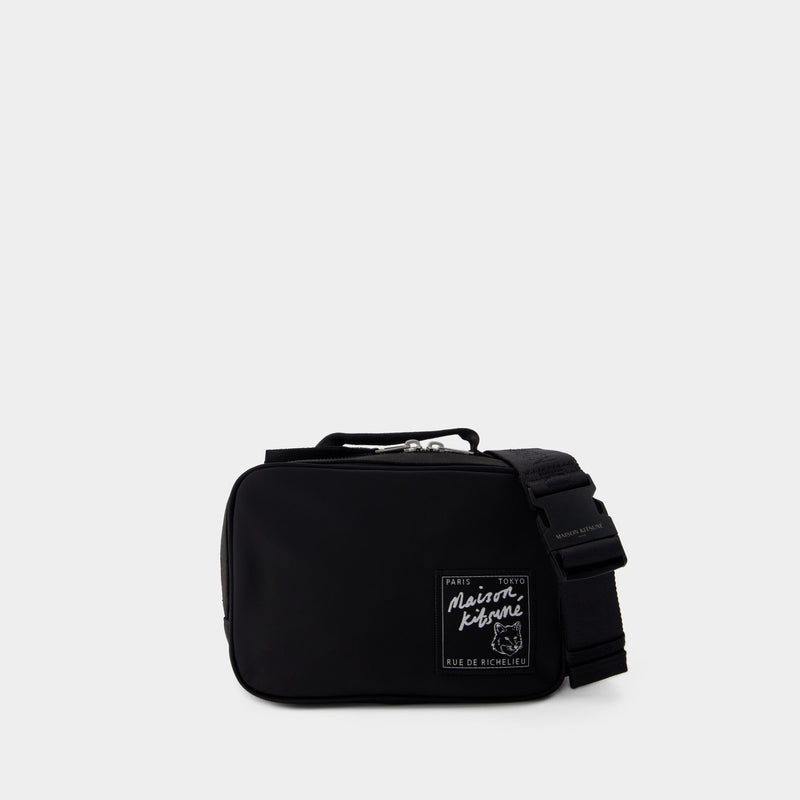 "The Traveller" Belt Bag - Maison Kitsune - Synthetic - Black