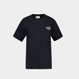 Handwriting Comfort T-Shirt - Maison Kitsune - Cotton - Black