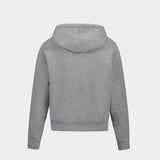 Bold Fox Head Patch Comfort Hoodie - Maison Kitsune - Cotton - Grey