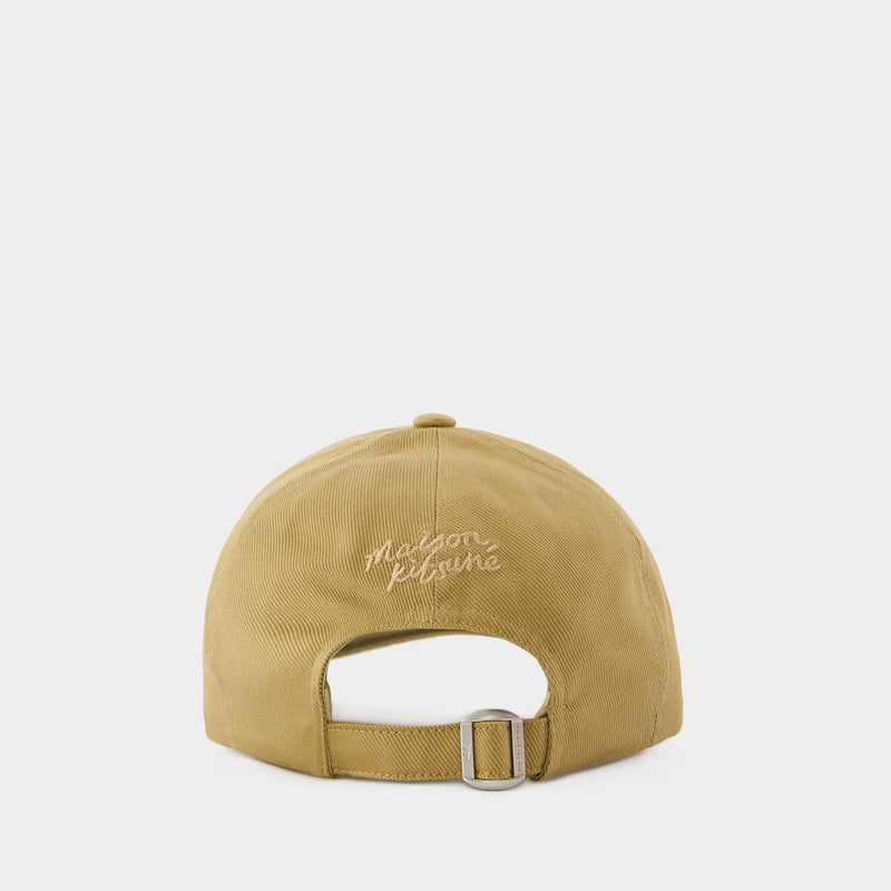 Bold Fox Head 6p Cap - Maison Kitsune - Cotton - Beige