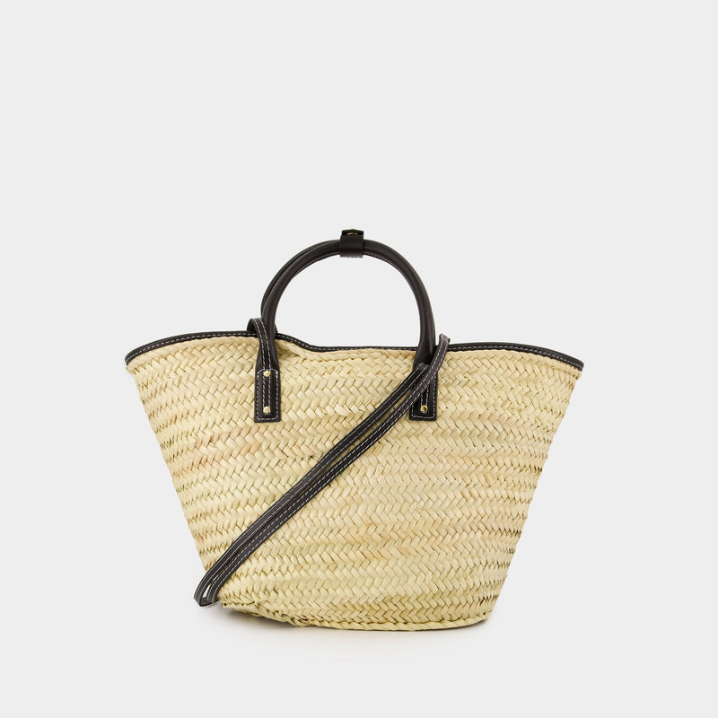 Le Panier Soli shopping bag - Jacquemus - Leather - Beige