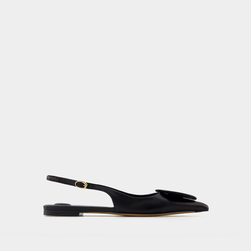 Les Slingbacks Duelo P Pumps - Jacquemus - Leather - Black