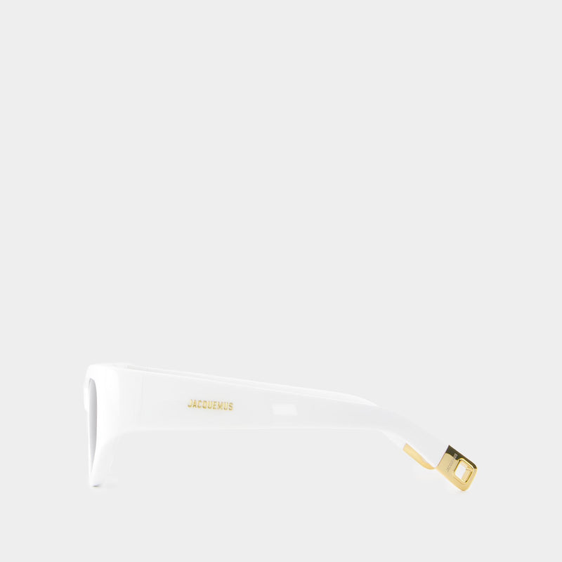 Gala Sunglasses - Jacquemus - Acetate - White