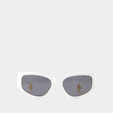 Gala Sunglasses - Jacquemus - Acetate - White