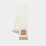 L
écharpe Rond Carre Scarf - Jacquemus - Wool - Beige