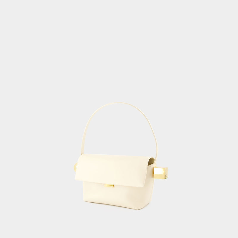 Le Rond Carre Bag - Jacquemus - Leather - Ivory