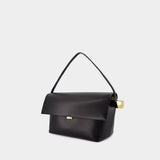 Le Grand Rond Carre Bag - Jacquemus - Leather - Black