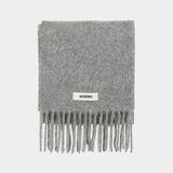 L
echarpe Carro Scarf - Jacquemus - Wool - Grey