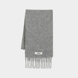 L
echarpe Carro Scarf - Jacquemus - Wool - Grey