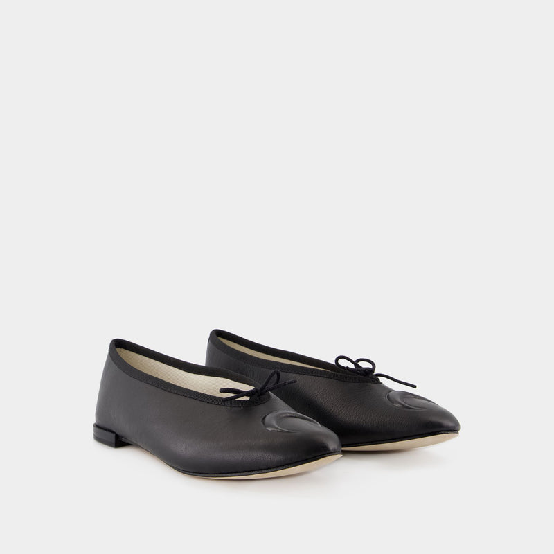 Lilouh ballerinas - Marine Serre - Leather - Black