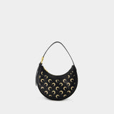 Aom Screenprint Eclips Mini Bag - Marine Serre - Leather - Black