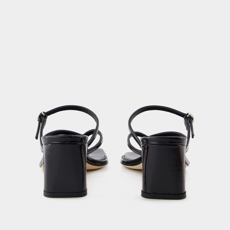 Giselle Sandals - Aeyde - Leather - Black